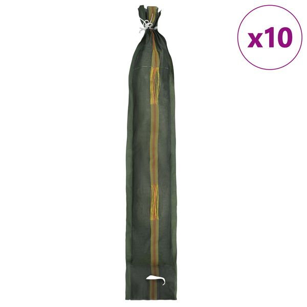 vidaXL &Sigma;&alpha;&kappa;&iota;ά &mu;&epsilon; ά&mu;&mu;&omicron; 10 pcs &Sigma;&kappa;&omicron;ύ&rho;&omicron; &Pi;&rho;ά&sigma;&iota;&nu;&omicron; 100 x 25 cm HDPE