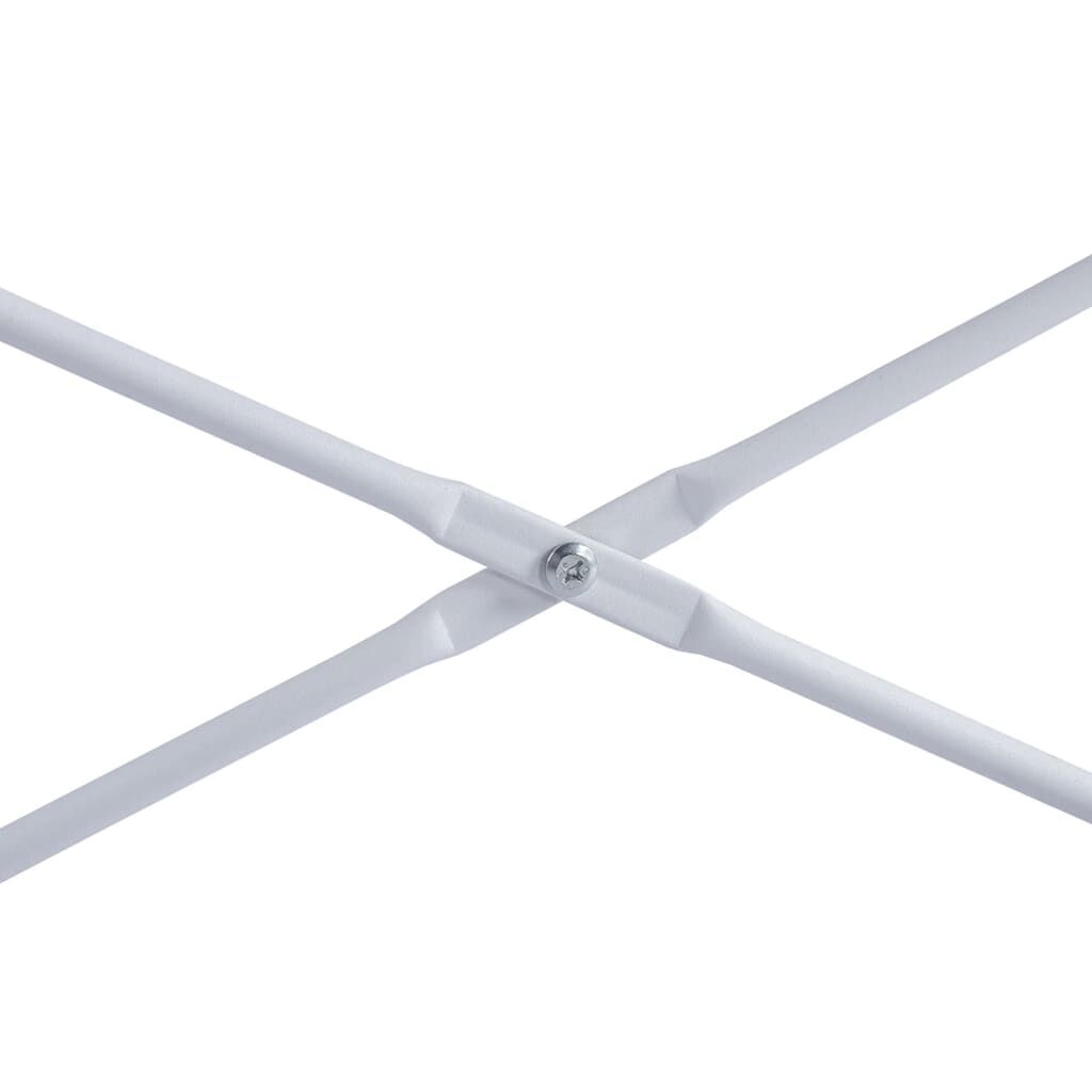 vidaXL Γραφείο Υπολογιστή Λευκό/Δρυς 110 x 60 x 70 εκ. Επεξ. Ξύλο
