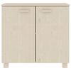 vidaXL Ντουλάπι HAMAR Καφέ Μελί 85 x 35 x 80 εκ. Μασίφ Ξύλο Πεύκου