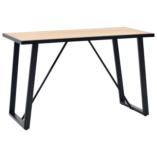 vidaXL Τραπεζαρία Χρώμα Δρυός 120 x 60 x 75 εκ. από MDF