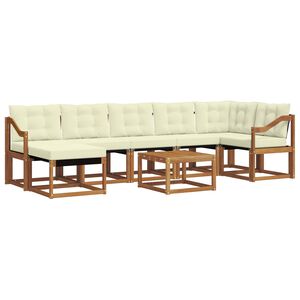 vidaXL &Sigma;&epsilon;&iota;&rho;ά &Kappa;&alpha;&nu;&alpha;&pi;έ &Epsilon;&xi;&omega;&tau;&epsilon;&rho;&iota;&kappa;&omicron;ύ &mu;&epsilon; &mu;&alpha;&xi;&iota;&lambda;ά&rho;&iota; 8 pcs &Phi;&upsilon;&sigma;&iota;&kappa;ό &kappa;&alpha;&iota; &Kappa;&rho;έ&mu;&alpha;
