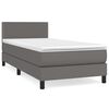 vidaXL &Kappa;&rho;&epsilon;&beta;ά&tau;&iota; Boxspring &mu;&epsilon; &Sigma;&tau;&rho;ώ&mu;&alpha; &Gamma;&kappa;&rho;&iota; 90x190 &epsilon;&kappa;. &alpha;&pi;ό &Sigma;&upsilon;&nu;&theta;&epsilon;&tau;&iota;&kappa;ό &Delta;έ&rho;&mu;&alpha;