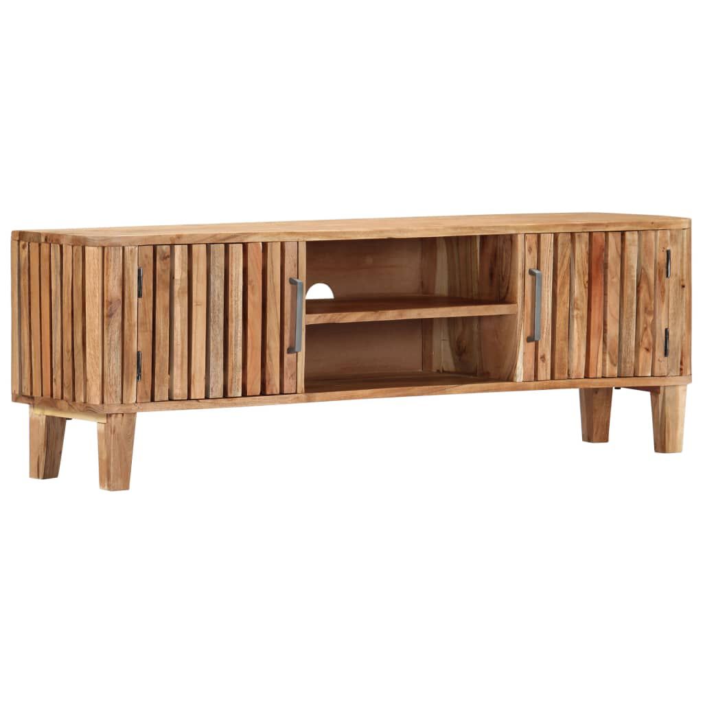 vidaXL Έπιπλο Τηλεόρασης 130 x 30 x 45 εκ. από Μασίφ Ξύλο Ακακίας