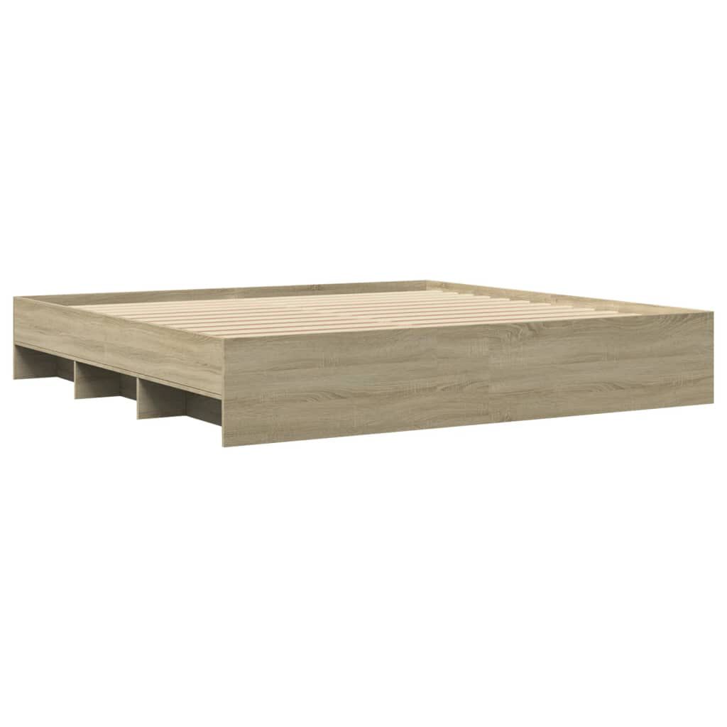 vidaXL Πλαίσιο κρεβατιού χωρίς στρώμα 180x200 εκ. Επεξεργασμένο Ξύλο