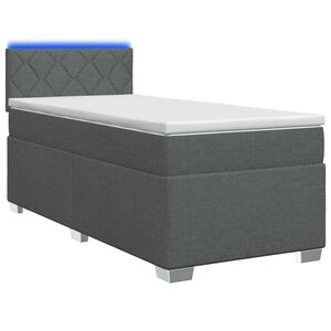 vidaXL &Kappa;&rho;&epsilon;&beta;ά&tau;&iota; Box Spring &mu;&epsilon; &Sigma;&tau;&rho;ώ&mu;&alpha; &kappa;&alpha;&iota; LED &Sigma;&kappa;&omicron;ύ&rho;&omicron; &Gamma;&kappa;&rho;&iota; 80 x 200 cm