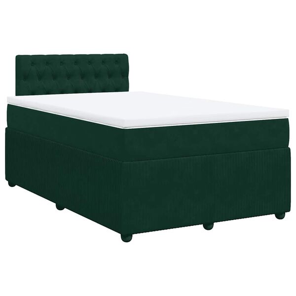 vidaXL &Kappa;&rho;&epsilon;&beta;ά&tau;&iota; Boxspring &mu;&epsilon; &Sigma;&tau;&rho;ώ&mu;&alpha; &Sigma;&kappa;&omicron;ύ&rho;&omicron; &Pi;&rho;ά&sigma;&iota;&nu;&omicron; 120x200&epsilon;&kappa;. &Beta;&epsilon;&lambda;&omicron;ύ&delta;&iota;&nu;&omicron;