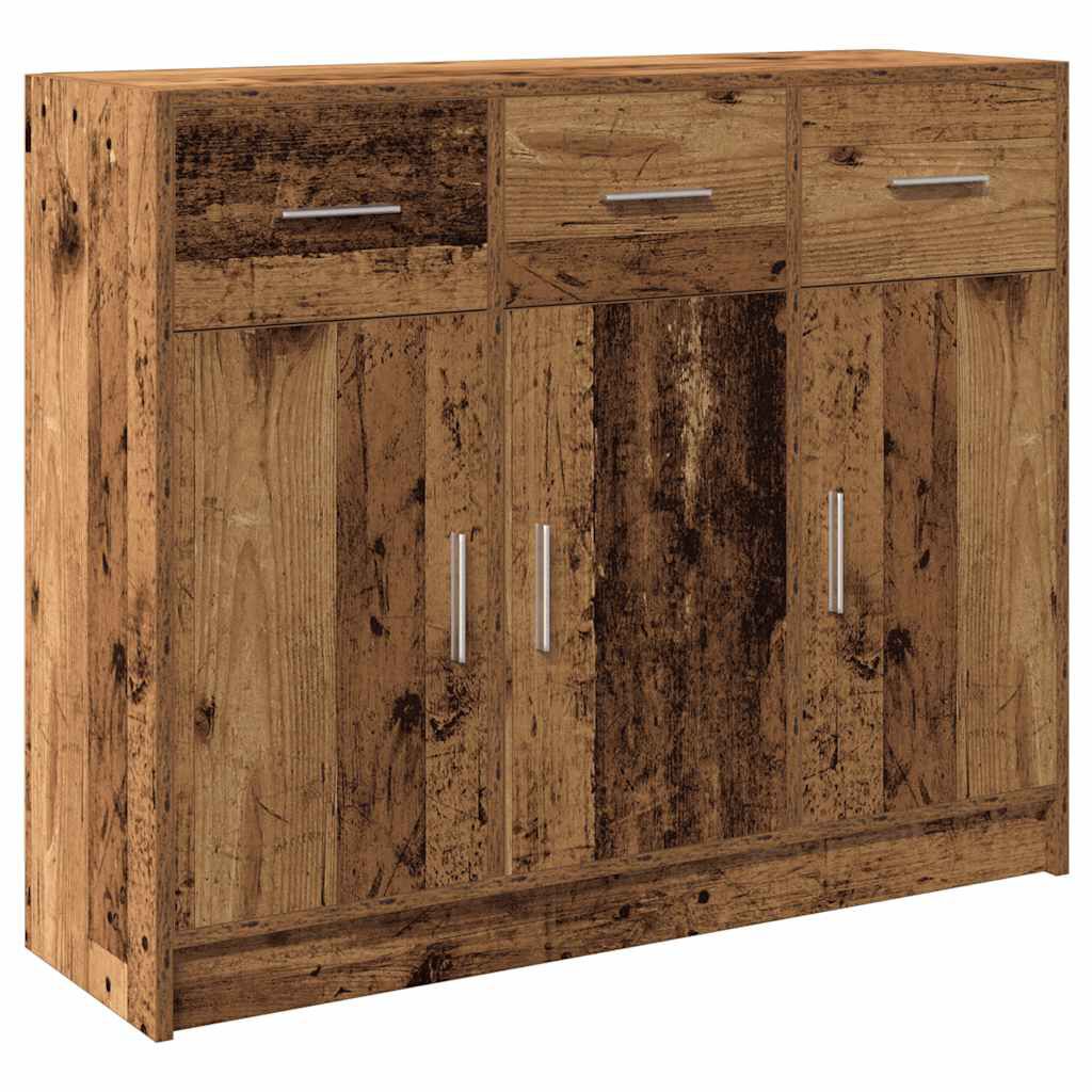 vidaXL Ντουλάπι Παλιό Ξύλο 91x28x75 εκ. από Επεξεργασμένο Ξύλο