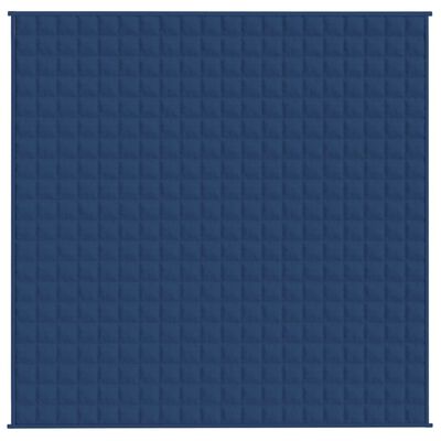vidaXL Κουβέρτα Βαρύτητας Μπλε 200 x 200 εκ. 13 κ. Υφασμάτινη