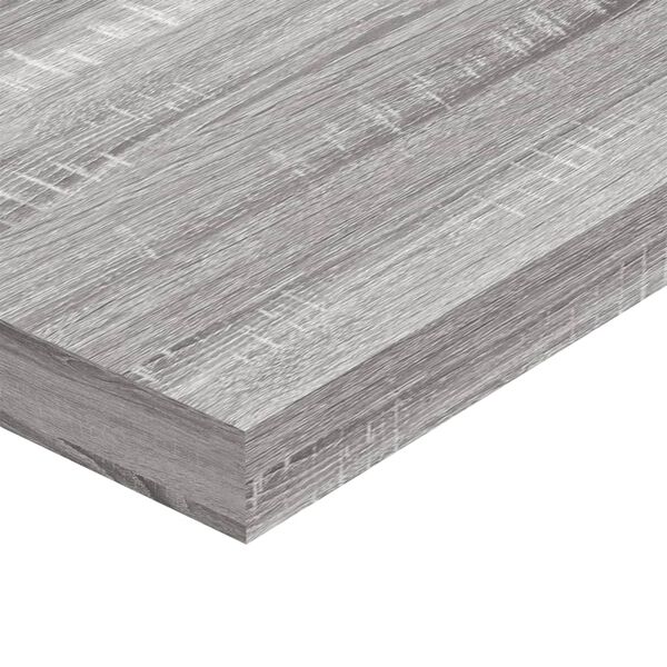 vidaXL Ράφια Τοίχου 4 τεμ. Γκρι Sonoma 60x10x1,5 εκ. Επεξεργ. Ξύλο