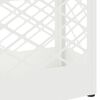 vidaXL Σχέδιο & βάση αποθήκευσης Λευκό 28 x 12 x 41 εκ Μέταλλο