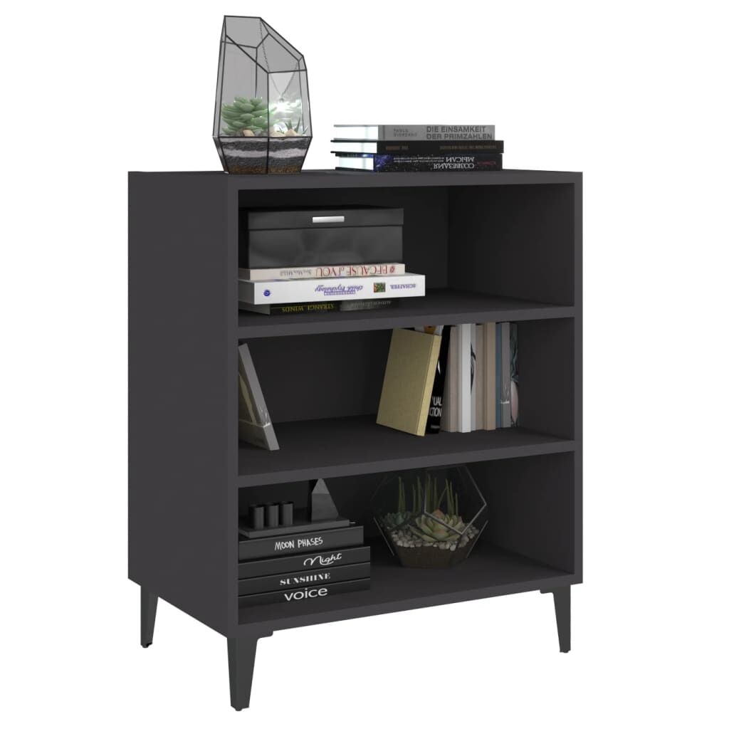 vidaXL Ραφιέρα Γκρι 57 x 35 x 70 εκ. από Επεξ. Ξύλο