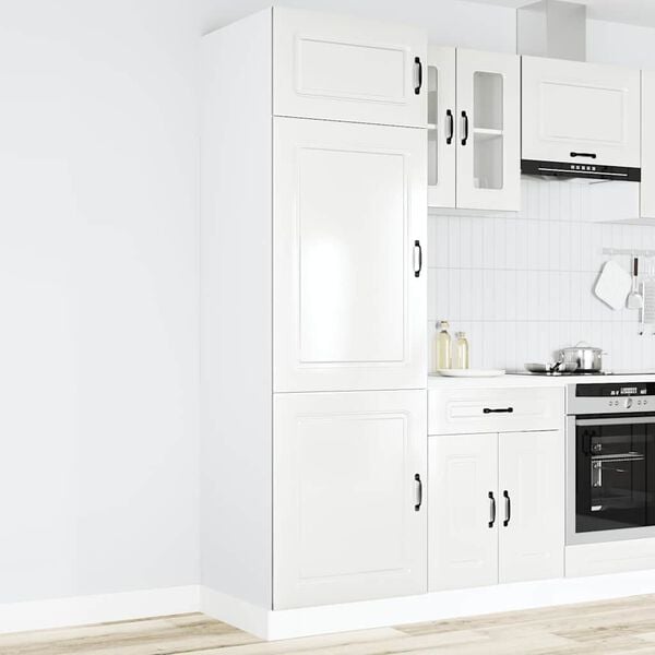 vidaXL &Nu;&tau;&omicron;&upsilon;&lambda;ά&pi;&iota; &kappa;&omicron;&upsilon;&zeta;ί&nu;&alpha;&sigmaf; "Kalmar" High Gloss White Engineered Wood