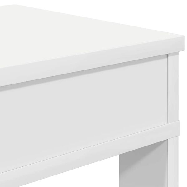 Ράφι παπουτσιών vidaXL Λευκό 80x30x98 cm Κατασκευασμένο ξύλο