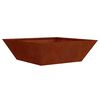 vidaXL &Gamma;&lambda;ά&sigma;&tau;&rho;&alpha; &Kappa;ή&pi;&omicron;&upsilon; 5 pcs &Sigma;&kappa; rusty 50 x 50 x 15 cm