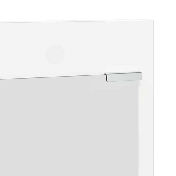 vidaXL Τοίχου Κρεμάστρα Λευκό 90 x 10 x 50 εκ. Επεξεργασμένο ξύλο
