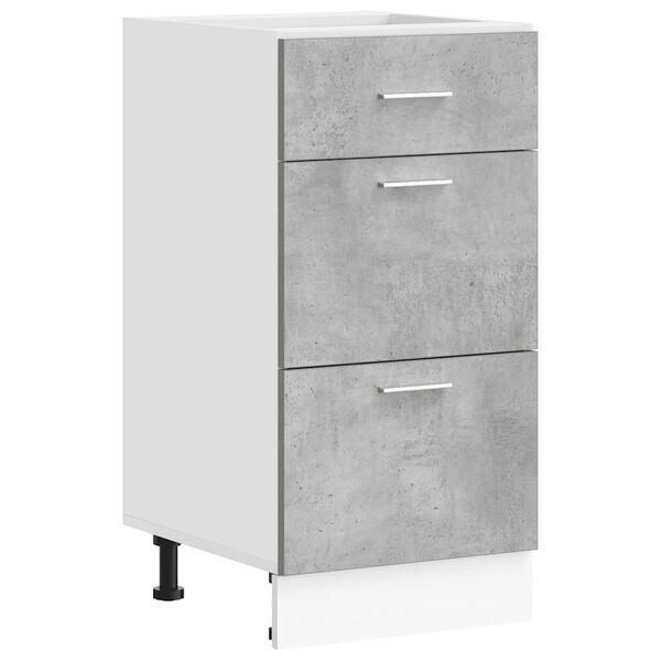 vidaXL Ντουλάπι "Lyon" Γκρι από Σκυρόδεμα 40x46x81,5 εκ. από Τεχνητό Ξύλο