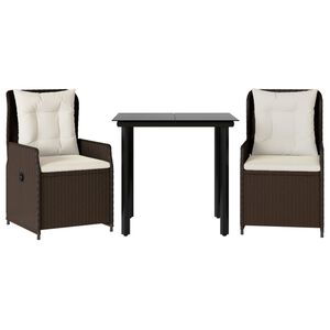 vidaXL &Sigma;&epsilon;&tau; &Tau;&rho;&alpha;&pi;&epsilon;&zeta;&alpha;&rho;ί&alpha;&sigmaf; &Kappa;ή&pi;&omicron;&upsilon; 3 &tau;&epsilon;&mu;. &Kappa;&alpha;&phi;έ &Sigma;&upsilon;&nu;&theta;&epsilon;&tau;&iota;&kappa;ό &Rho;&alpha;&tau;ά&nu; &mu;&epsilon; &Mu;&alpha;&xi;&iota;&lambda;ά&rho;&iota;&alpha;