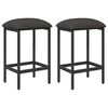 vidaXL &Mu;&pi;&alpha;&rho; &sigma;&kappa;&alpha;&mu;&pi;ό 2 pcs &Sigma;&kappa;&omicron;ύ&rho;&omicron; &Gamma;&kappa;&rho;&iota; 40 x 32 x 64 &epsilon;&kappa;