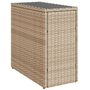 vidaXL &Tau;&rho;&alpha;&pi;έ&zeta;&iota; &Kappa;ή&pi;&omicron;&upsilon; &mu;&epsilon; &Gamma;&upsilon;ά&lambda;&iota;&nu;&eta; &Epsilon;&pi;&iota;&phi;. &Mu;&pi;&epsilon;&zeta; 58x27,5x55 &epsilon;&kappa;. &Sigma;&upsilon;&nu;&theta;. &Rho;&alpha;&tau;ά&nu;