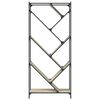 vidaXL Βιβλιοθήκη Sonoma Δρυς 79x30x180 εκ. Επεξεργ. Ξύλο & Μέταλλο