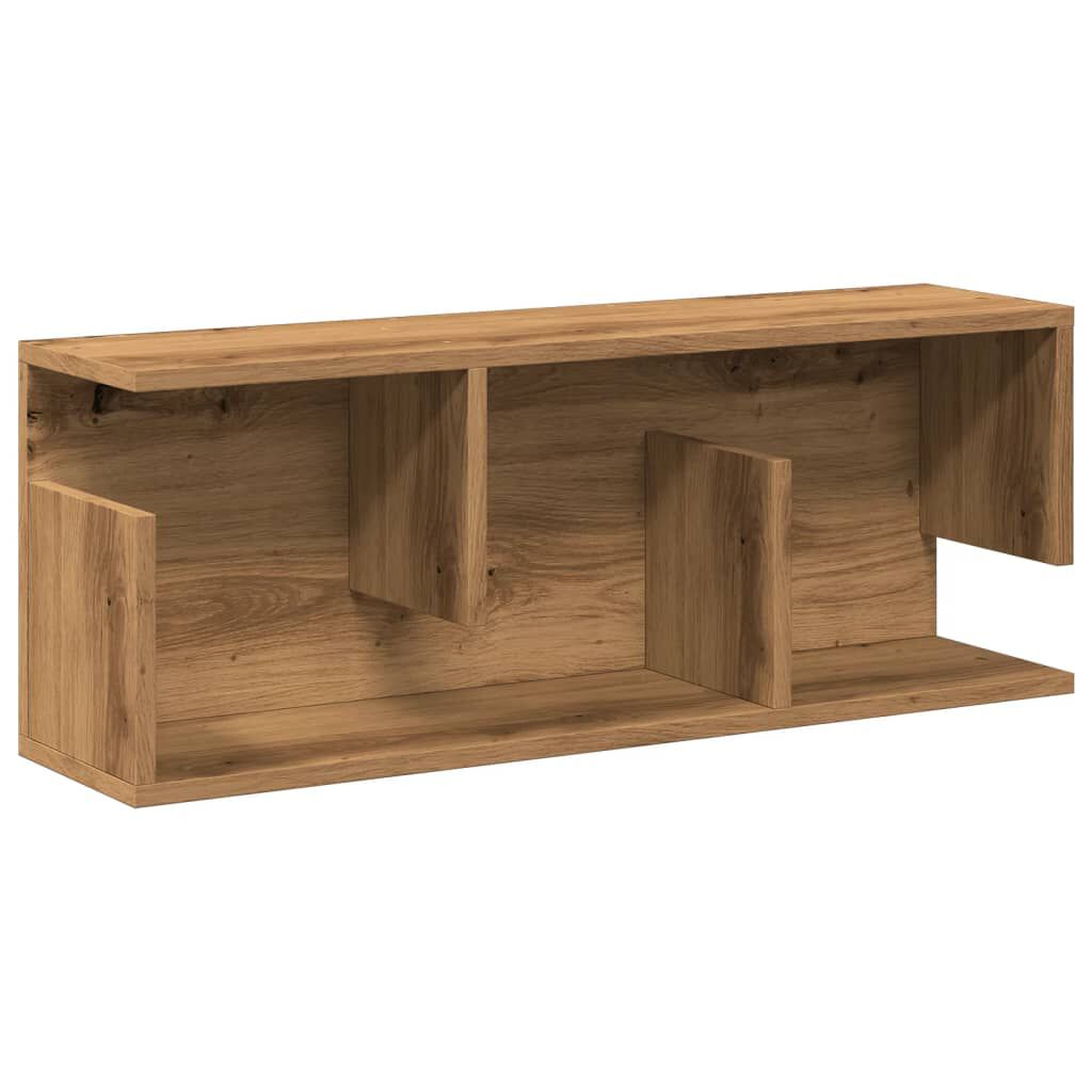 vidaXL Ντουλάπι Τοίχου Αρτισιανή Δρυς 80x20x30 εκ. Επεξεργασμένο Ξύλο