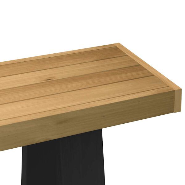 vidaXL Τραπέζι κονσόλας NOAIN με πόδια σχήματος Α 120x30x75 cm