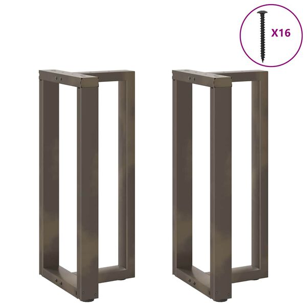 vidaXL &Pi;ό&delta;&iota;&alpha; &Tau;&rho;&alpha;&pi;&epsilon;&zeta;&iota;&omicron;ύ &Mu;&pi;&alpha;&rho; &sigma;&epsilon; &Sigma;&chi;ή&mu;&alpha; &Tau;, 2 &tau;&epsilon;&mu;. &Mu;&alpha;ύ&rho;&omicron;, &Alpha;&tau;&sigma;ά&lambda;&iota; 40x35x(90-91) &epsilon;&kappa;.