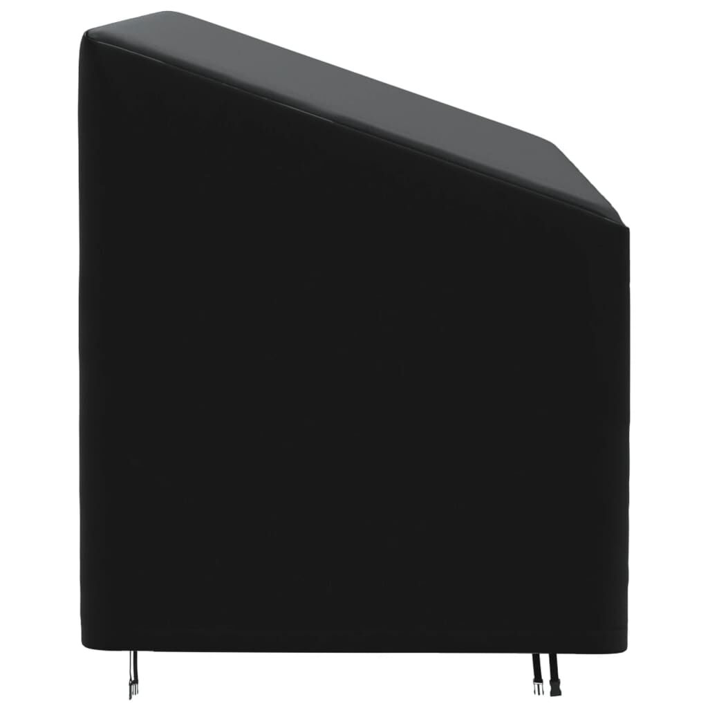 vidaXL Κάλυμμα Τριθέσιου Πάγκου Μαύρο 175x85x68/94εκΎφασμα Oxford 420D