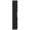 vidaXL Ντουλάπι Μπάνιου με ράφι Μαύρη δρυς 32 x 34 x 188.5 εκ.