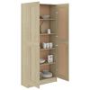 vidaXL Βιβλιοθήκη Χρώμα Sonoma Δρυς 82,5x30,5x185,5 εκ. Επεξ. Ξύλο