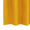 vidaXL Κουρτίνες 2 pcs κίτρινο μουσταρδί 140 x 245 cm Βελούδο
