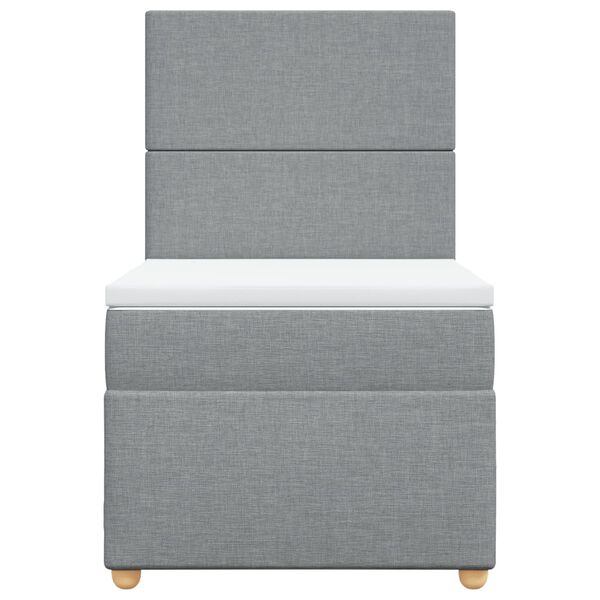 vidaXL &Kappa;&rho;&epsilon;&beta;ά&tau;&iota; Boxspring &mu;&epsilon; &Sigma;&tau;&rho;ώ&mu;&alpha; &Alpha;&nu;&omicron;&iota;&chi;&tau;ό &Gamma;&kappa;&rho;&iota; 90x190 &epsilon;&kappa;. &Upsilon;&phi;&alpha;&sigma;&mu;ά&tau;&iota;&nu;&omicron;