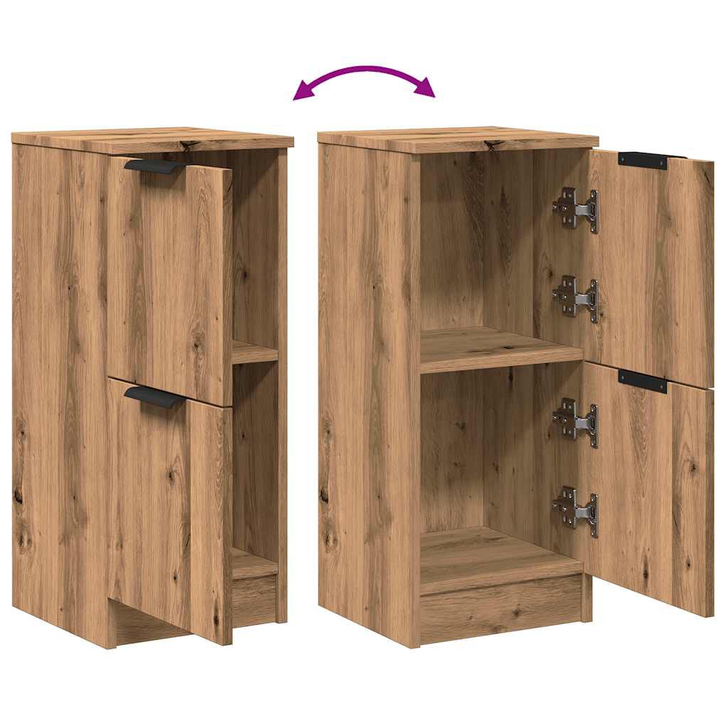 vidaXL Sideboards 2 τεμάχια Artisan Oak 30x30x70cm Κατασκευασμένο ξύλο