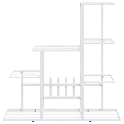 vidaXL Ανθοστήλη Λευκή 94,5 x 25 x 88 εκ. Μεταλλική