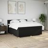 vidaXL &Kappa;&rho;&epsilon;&beta;ά&tau;&iota; Boxspring &mu;&epsilon; &Sigma;&tau;&rho;ώ&mu;&alpha; &Mu;&alpha;ύ&rho;&omicron; 180x200 &epsilon;&kappa;. &Upsilon;&phi;&alpha;&sigma;&mu;ά&tau;&iota;&nu;&omicron;
