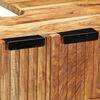 vidaXL Ντουλάπα Μπάνιου Καφέ 62 x 33 x 58 εκ. Μασίφ ξύλο ακακίας