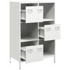 vidaXL Ντουλάπα Λευκό 68x39x103,5 εκ. από Χάλυβα