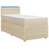 vidaXL &Kappa;&rho;&epsilon;&beta;ά&tau;&iota; box spring &mu;&epsilon; &sigma;&tau;&rho;ώ&mu;&alpha; &Kappa;&rho;&epsilon;&mu; 80 x 200 cm Ύ&phi;&alpha;&sigma;&mu;&alpha;