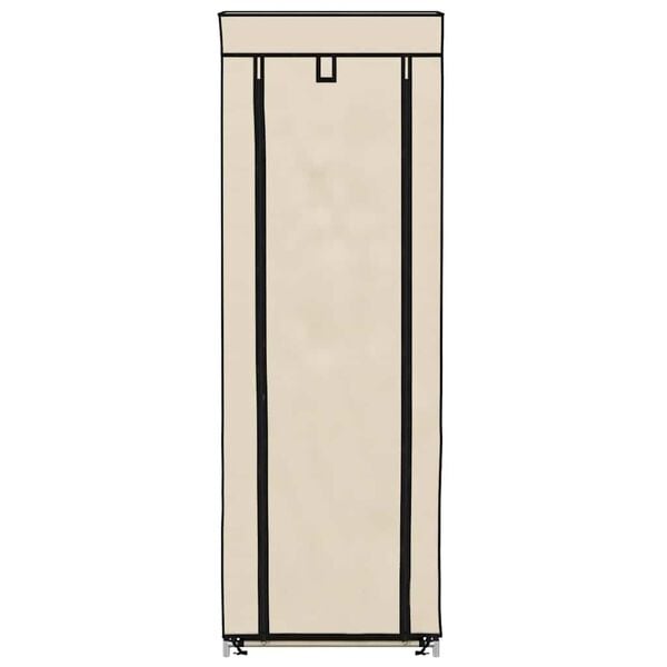 vidaXL &Pi;&alpha;&pi;&omicron;&upsilon;&tau;&sigma;&omicron;&theta;ή&kappa;&eta; &mu;&epsilon; &Kappa;ά&lambda;&upsilon;&mu;&mu;&alpha; &Kappa;&rho;&epsilon;&mu; 57 x 29 x 162 &epsilon;&kappa;. &Upsilon;&phi;&alpha;&sigma;&mu;ά&tau;&iota;&nu;&eta;