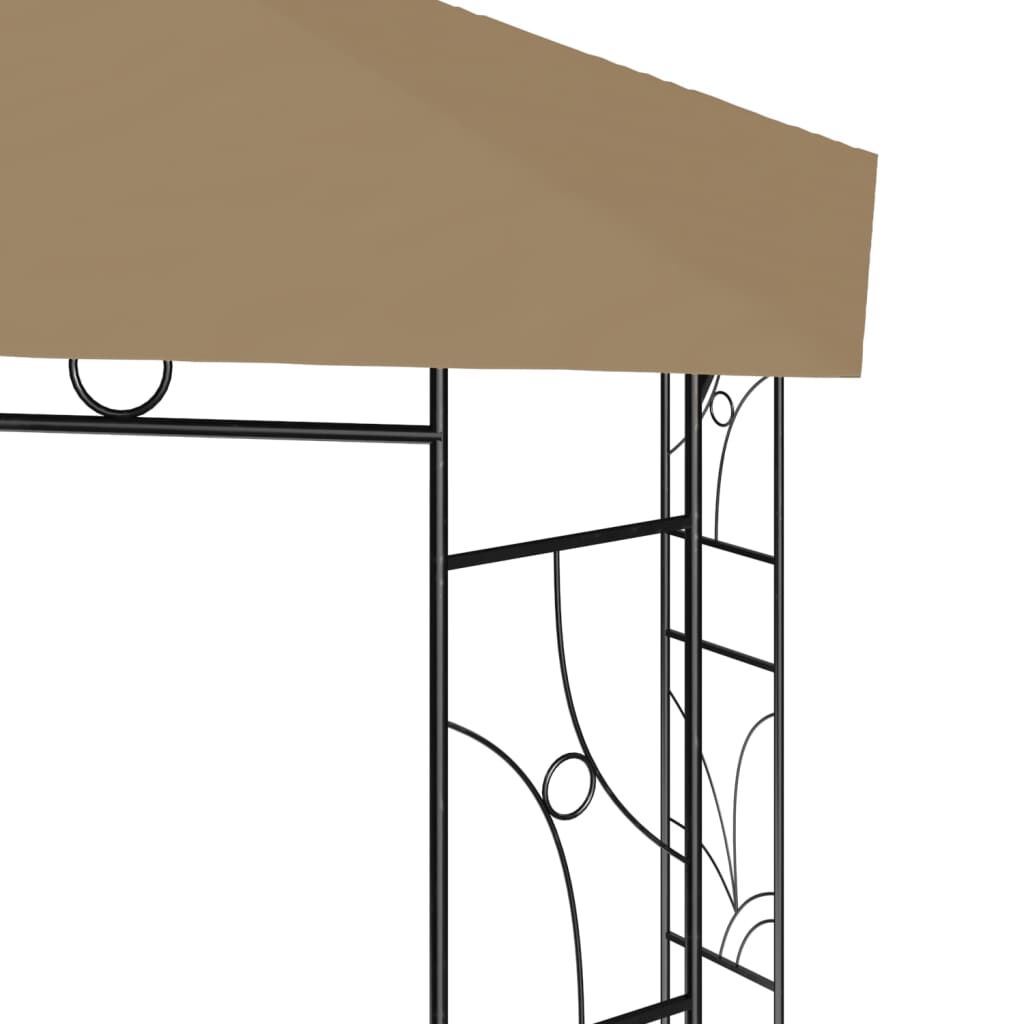 vidaXL Κιόσκι Taupe 4 x 3 x 2,7 μ. 160 γρ./μ²