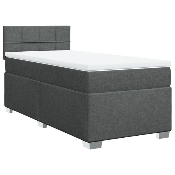 vidaXL &Kappa;&rho;&epsilon;&beta;ά&tau;&iota; Boxspring &mu;&epsilon; &Sigma;&tau;&rho;ώ&mu;&alpha; &Sigma;&kappa;&omicron;ύ&rho;&omicron; &Gamma;&kappa;&rho;&iota; 90x200 &epsilon;&kappa;. &Upsilon;&phi;&alpha;&sigma;&mu;ά&tau;&iota;&nu;&omicron;