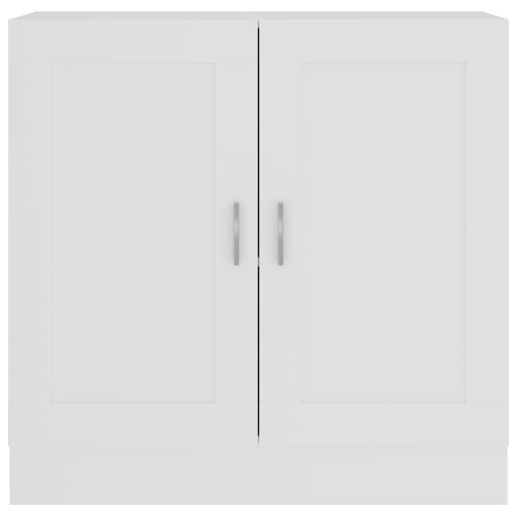vidaXL Βιβλιοθήκη Λευκή 82,5 x 30,5 x 80 εκ. Επεξεργασμένο Ξύλο