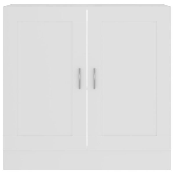 vidaXL Βιβλιοθήκη Λευκή 82,5 x 30,5 x 80 εκ. Επεξεργασμένο Ξύλο