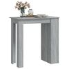 vidaXL Τραπέζι Μπαρ με Ράφια Sonoma Δρυς 102x50x103,5εκ. Επεξεργ. Ξύλο