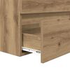 vidaXL Σετ Επίπλων Μπάνιου 3 pcs Μαύρη δρυς 60 x 38.5 x 45 cm