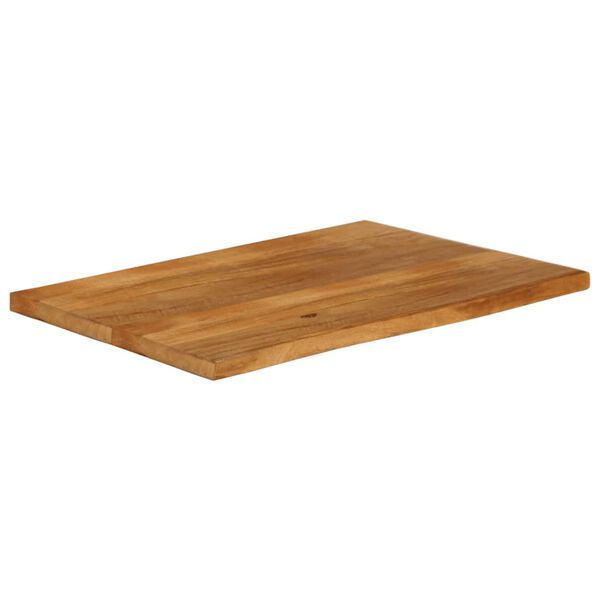 vidaXL Επιφάνεια Τραπεζιού 100x60x2,5 εκ. Live Edge Μασίφ Ξύλο Μάνγκο