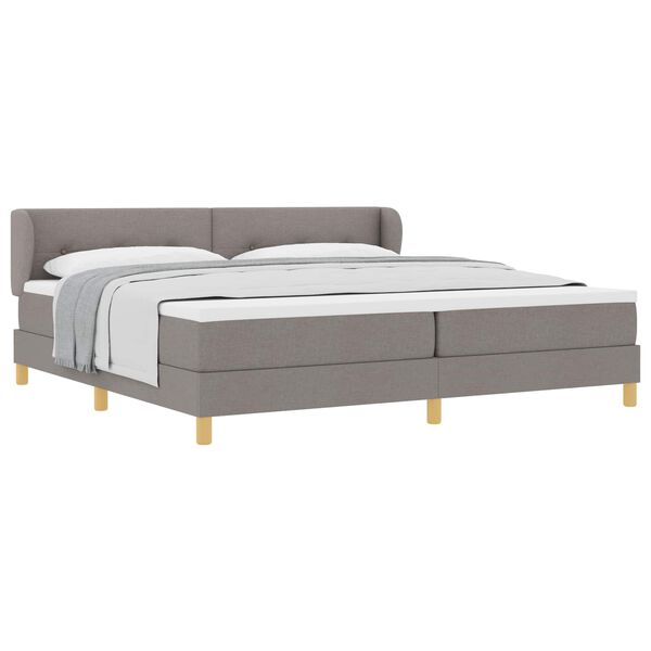 vidaXL &Kappa;&rho;&epsilon;&beta;ά&tau;&iota; &mu;&epsilon; &epsilon;&lambda;&alpha;&tau;ή&rho;&iota;&alpha; &mu;&epsilon; &sigma;&tau;&rho;ώ&mu;&alpha; Taupe 200 x 200 cm ύ&phi;&alpha;&sigma;&mu;&alpha;