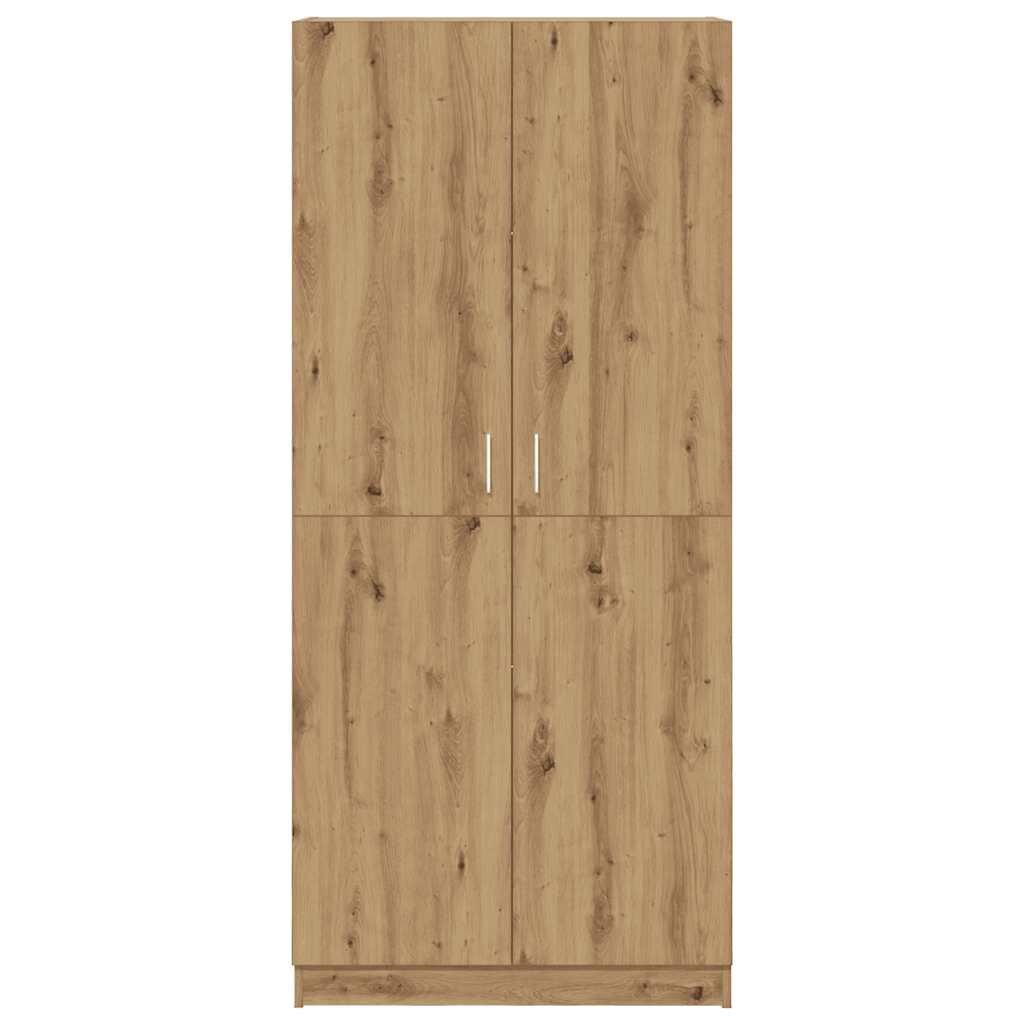 vidaXL Ντουλάπα Τεχνίτης Δρυς 90x52x200 εκ Επεξεργασμένο Ξύλο