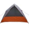 vidaXL Σκηνή Camping Γκρι και πορτοκαλί 275 x 230 x 140 εκ.