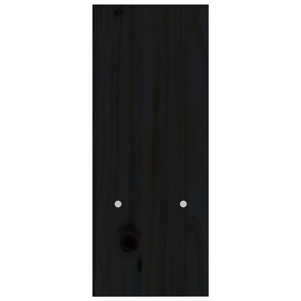 vidaXL Βάση Οθόνης Μαύρο (39-72)x17x43 εκ. από Μασίφ Ξύλο Πεύκου